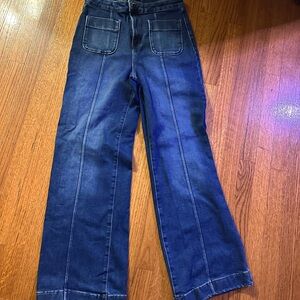 LC Lauren Conrad Dark Blue Flare Jeans